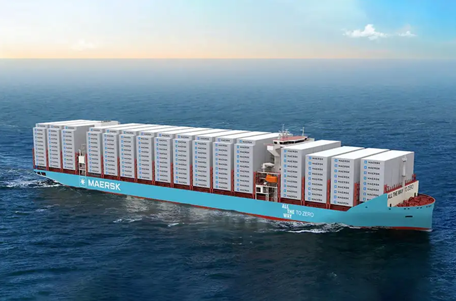 Maersk - methanol container ship.png