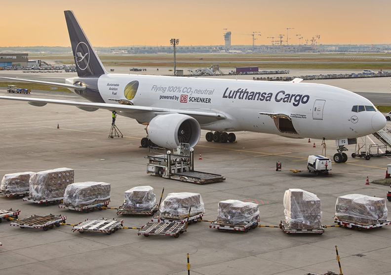 Lufthansa Cargo - air plane at terminal.png